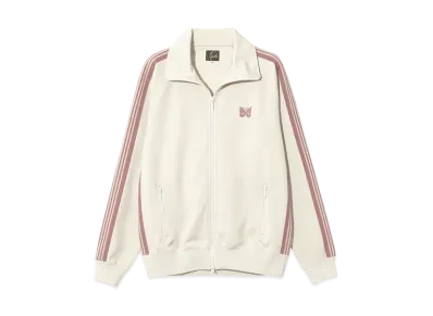 NEEDLES Track Jacket - Poly Smooth "Ivory" QV305