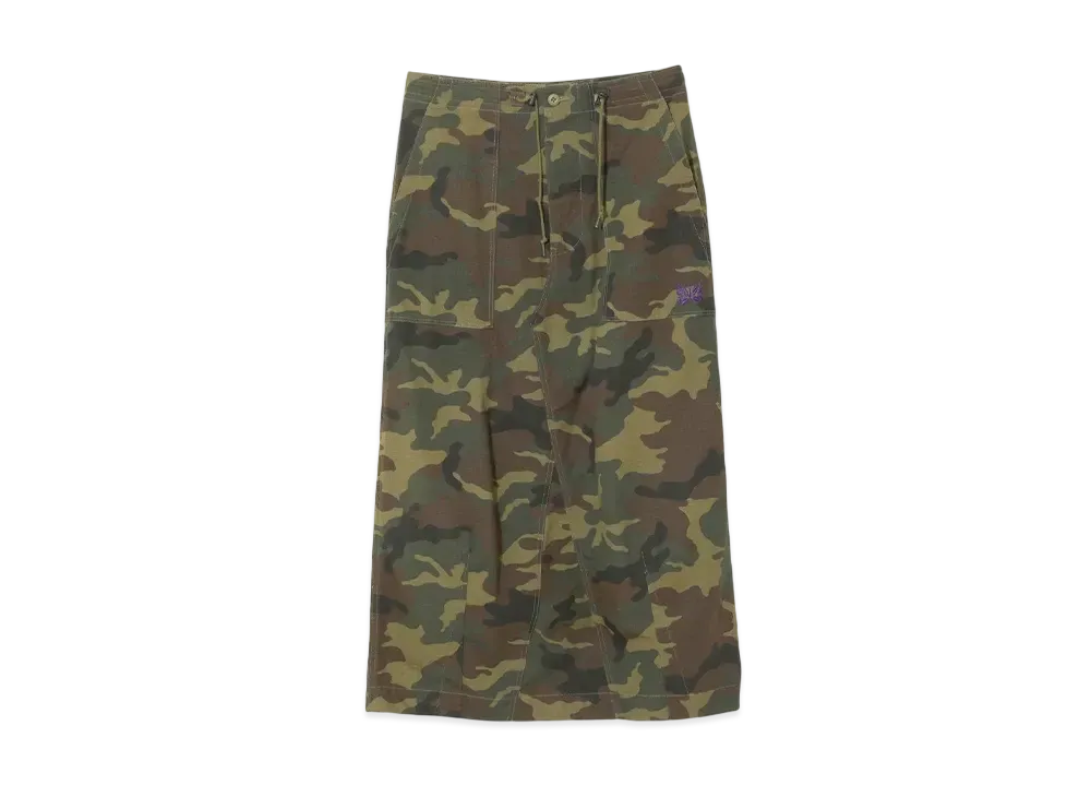 NEEDLES String Fatigue Skirt - Cotton Ripstop / Camo "Camo"