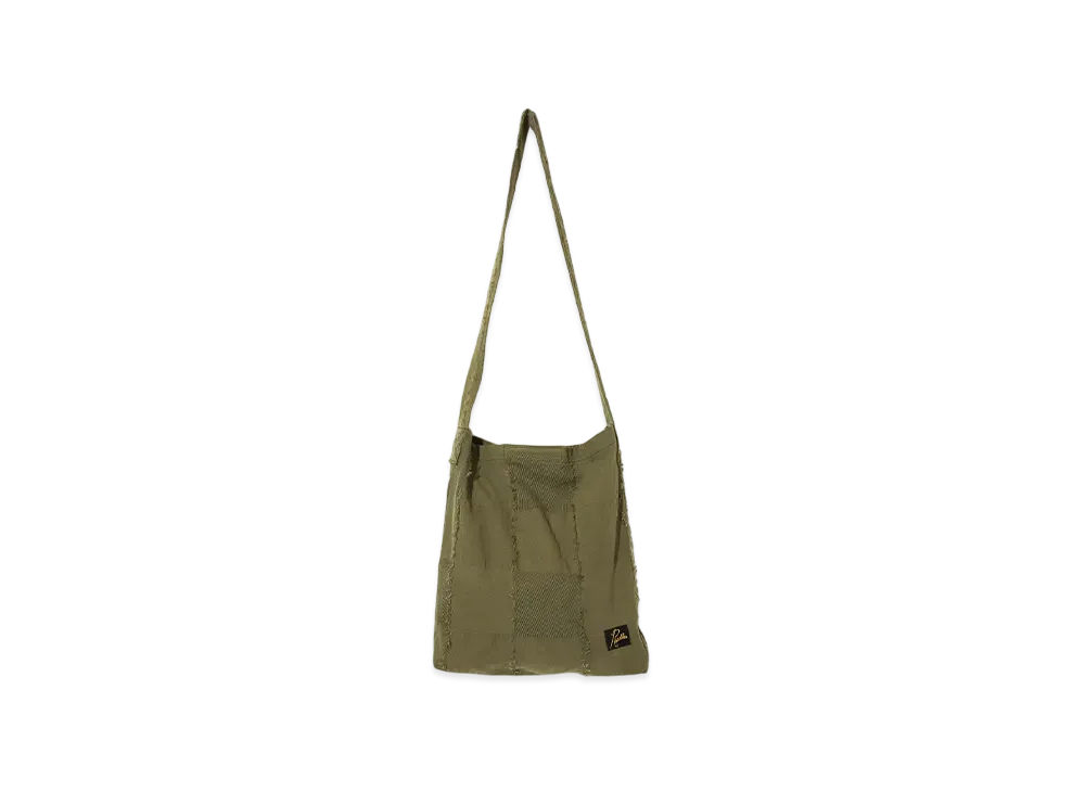NEEDLES Book Bag - Ripstop Cut Jacquard "Khaki"