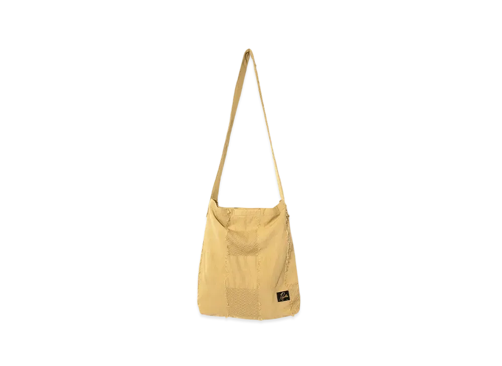 NEEDLES Book Bag - Ripstop Cut Jacquard "Yellow"