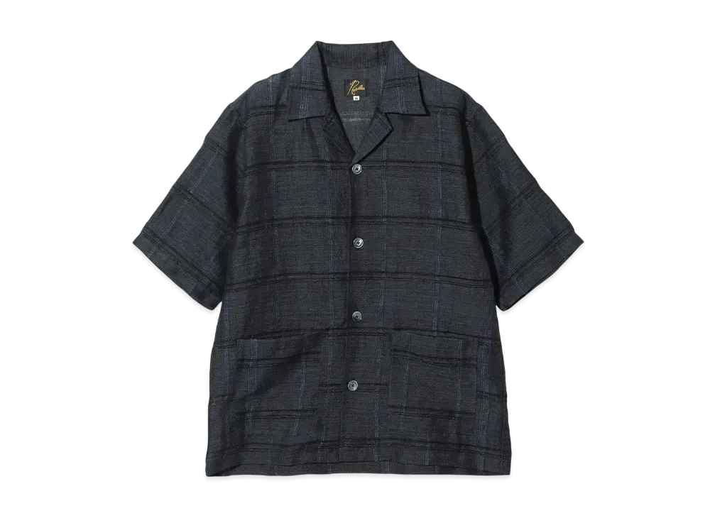 NEEDLES Cabana Shirt - Plaid Jacquard "Gray"