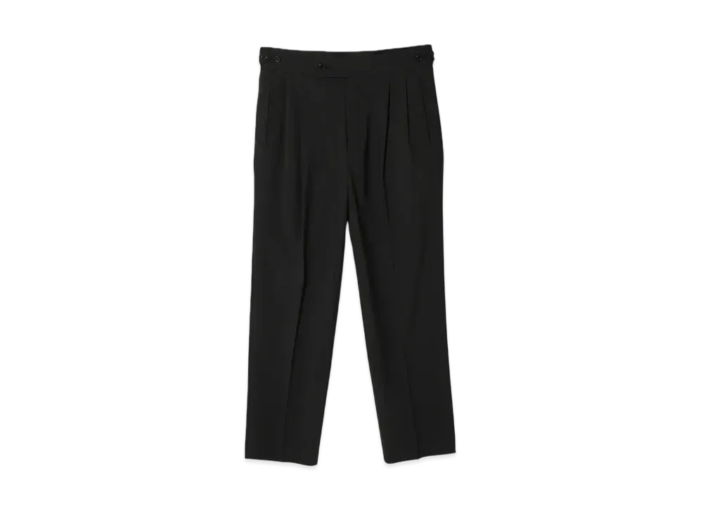 NEEDLES Tucked Side Tab Trouser - Poly Cloth "Black"