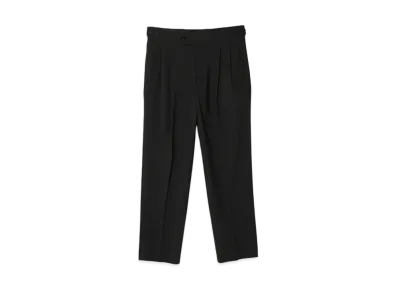 NEEDLES Tucked Side Tab Trouser - Poly Cloth "Black"