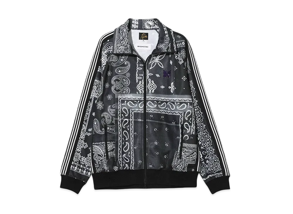 NEEDLES x MIYAGIHIDETAKA Track Jacket - Bandana Print "Black"