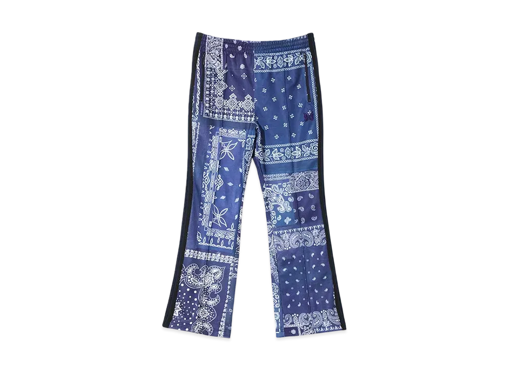 NEEDLES x MIYAGIHIDETAKA Boot-Cut Track Pant - Bandana Print "Blue"