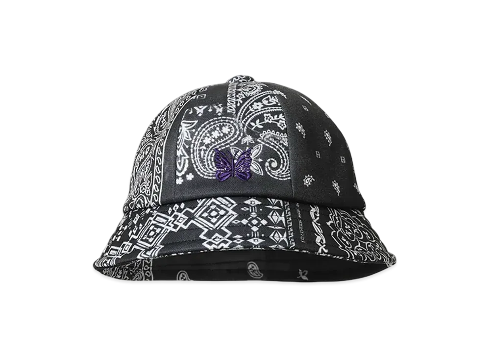 NEEDLES x MIYAGIHIDETAKA Bermuda Hat - Bandana Print "Black"