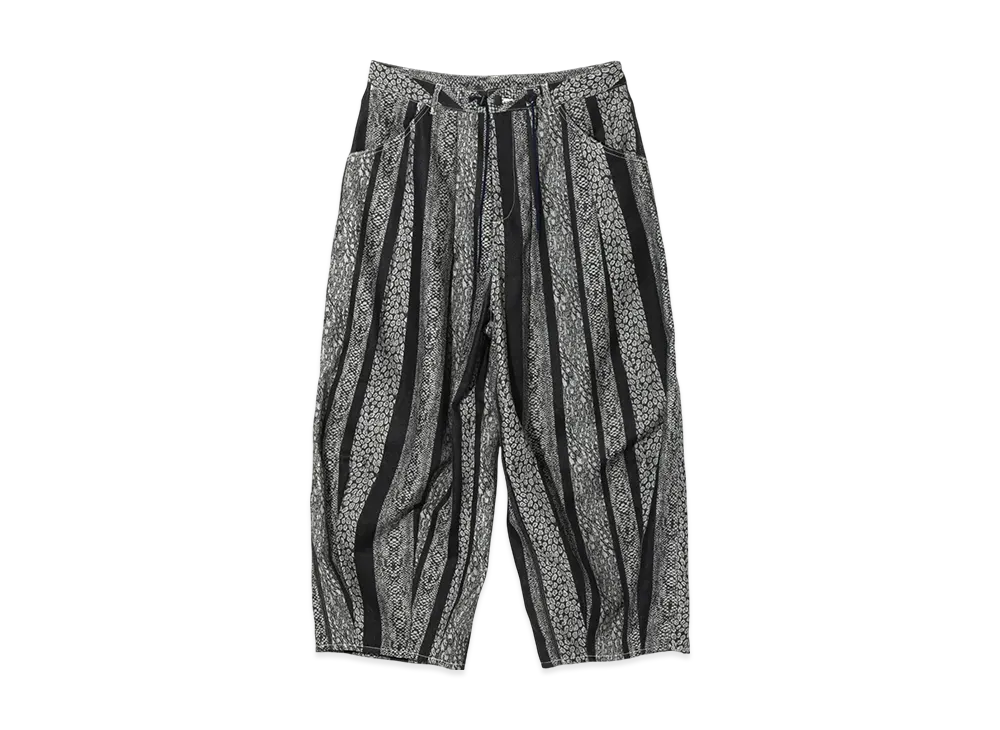 NEEDLES H.D Pant - Painter - 10oz Denim / Python Jacquard "Gray"