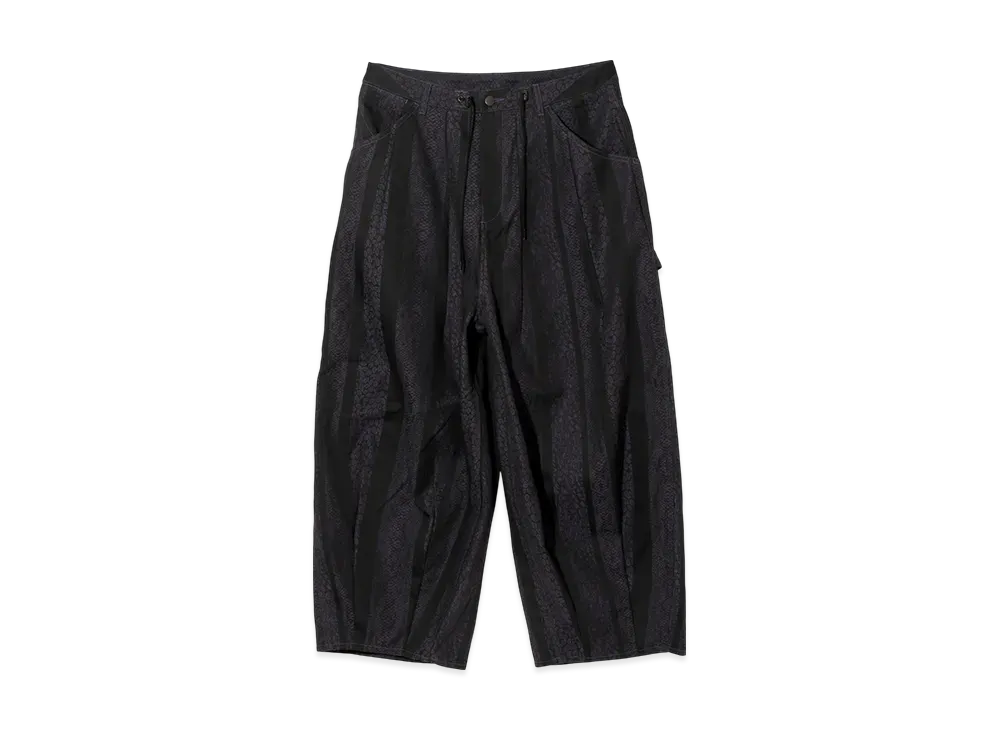 NEEDLES H.D Pant - Painter - 10oz Denim / Python Jacquard "Black"