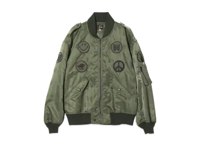 NEEDLES L2-B Jacket - Papillon Jq. Sateen "Khaki"