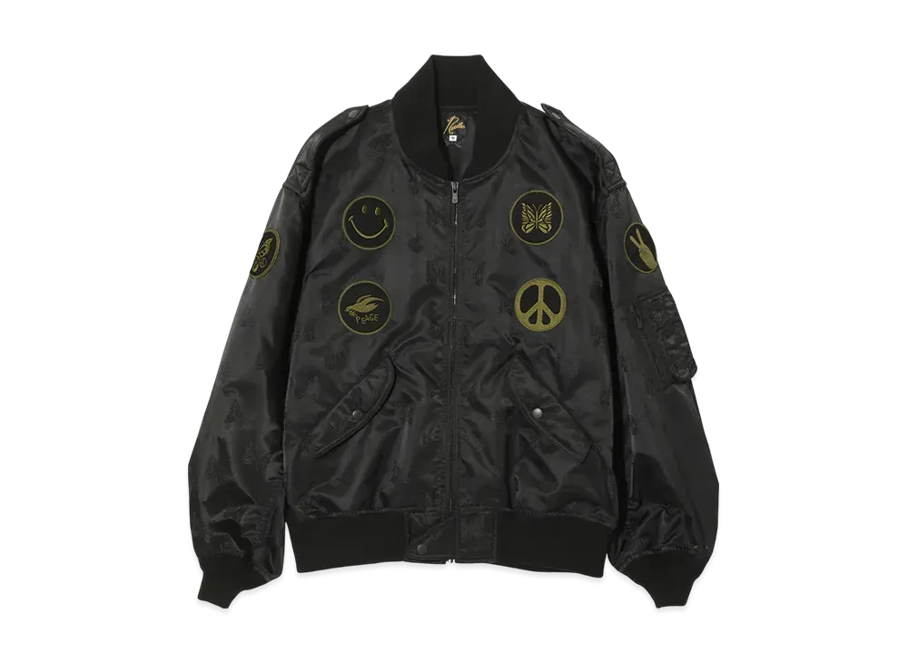 NEEDLES L2-B Jacket - Papillon Jq. Sateen "Black"