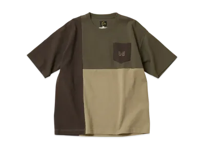 NEEDLES x ts(s) 3 Color Block Pocket T-Shirt "Khaki"