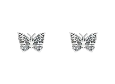 NEEDLES x madhappy Papillon Earring "Silver"