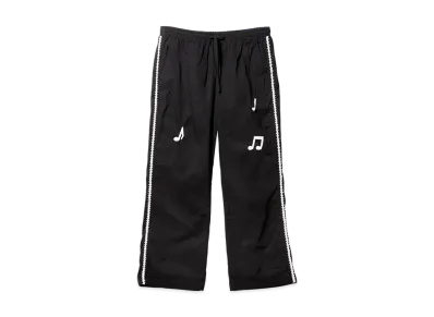 NEEDLES String Easy Pant - Music Note / Hand Emb. "Black"