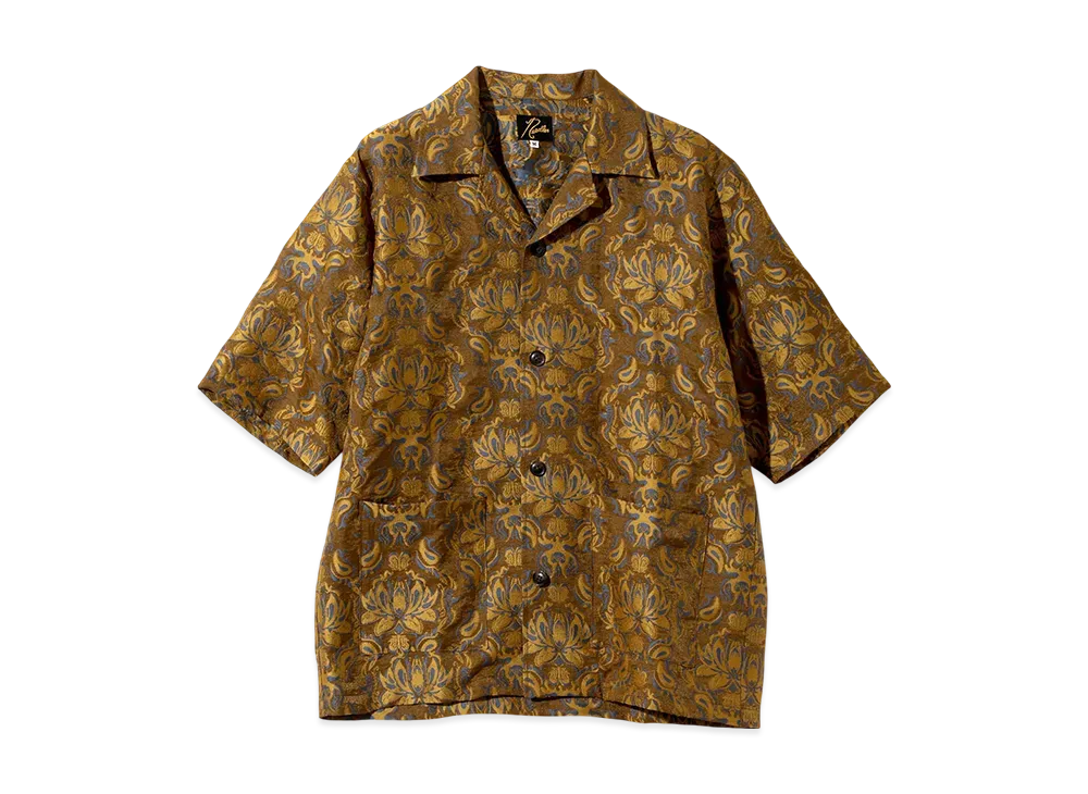 NEEDLES x KAE TANAKA Cabana Shirt KT Jacquard "Brown"