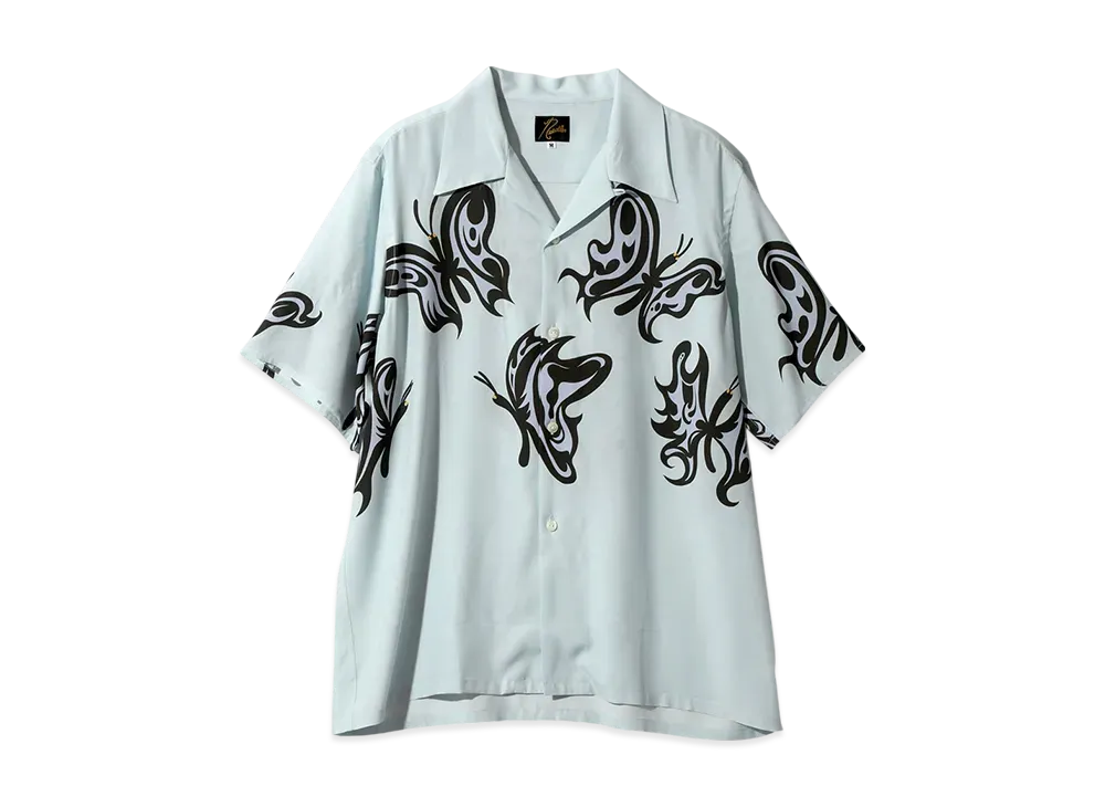 NEEDLES x KAE TANAKA S/S One-Up Shirt KT Papillon "Blue"