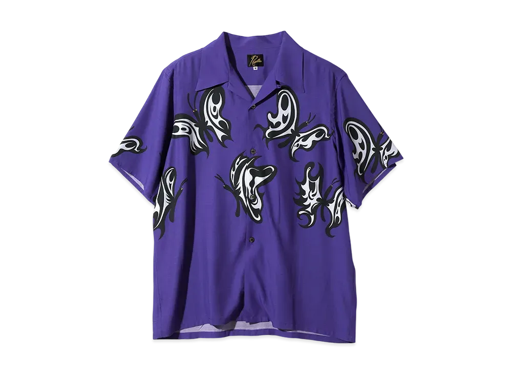 NEEDLES x KAE TANAKA S/S One-Up Shirt KT Papillon "Purple"