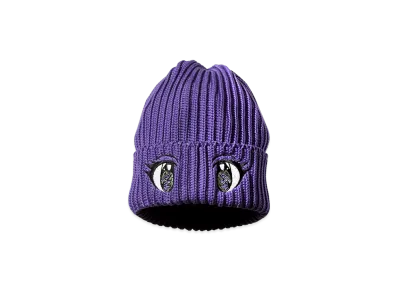 NEEDLES x KAE TANAKA Watch Cap KT Eyes EMB. "Purple"