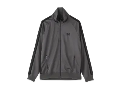 NEEDLES BEAVER Exclusive Track Jacket - Poly Smooth "Charcoal"
