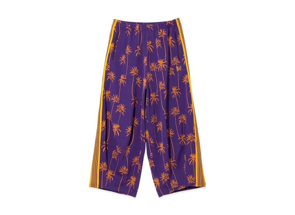 NEEDLES H.D. Track Pant - Poly JQ. / Parm Tree Stripe "Purple"