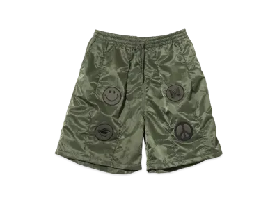 NEEDLES H.D. Short - Papillon Jacquard Sateen "Khaki"