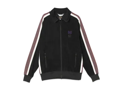 NEEDLES x Sasquatchfabrix. Track Jacket - Poly Velour "Black"