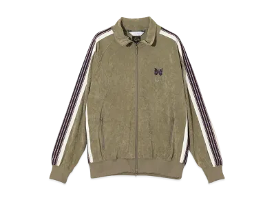 NEEDLES x Sasquatchfabrix. Track Jacket - Poly Velour "Khaki"