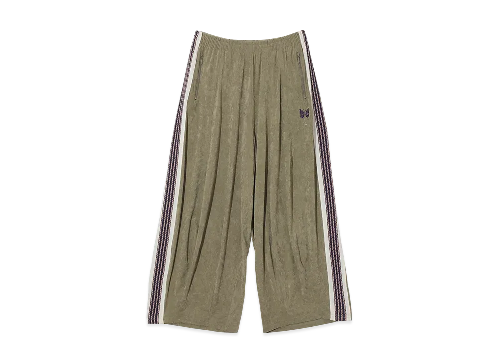 NEEDLES x Sasquatchfabrix. H.D. Track Pant - Poly Velour "Khaki"