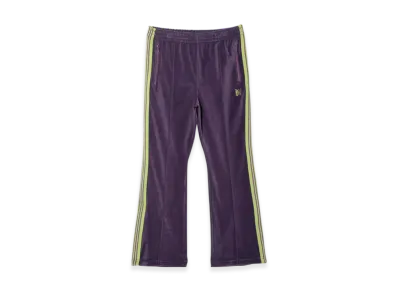 NEEDLES Boot-Cut Track Pant - C/PE Velour "Purple"