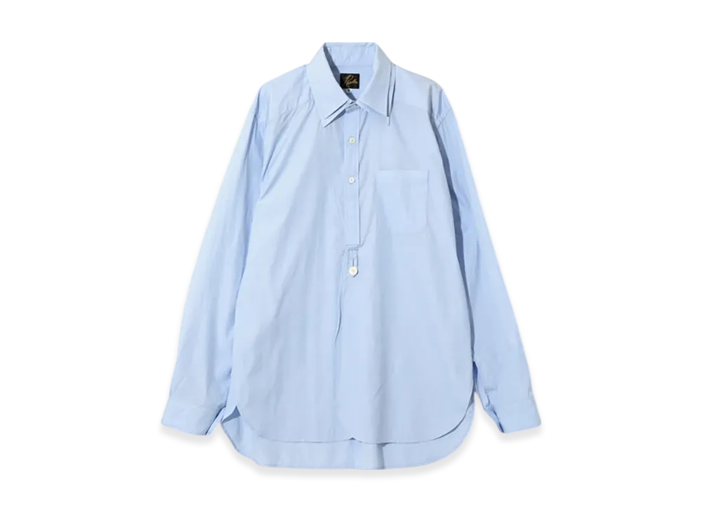 NEEDLES Double Regular Collar EDW Shirt - Cotton Broadcloth "Blue"