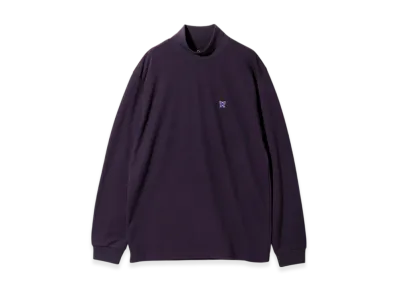 NEEDLES L/S Mock Neck Tee - Poly Jersey "Purple"
