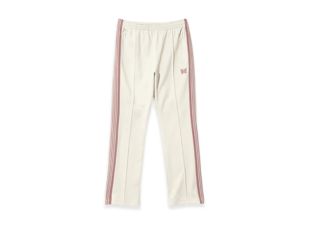 NEEDLES Narrow Track Pant - Poly Smooth "Cream"