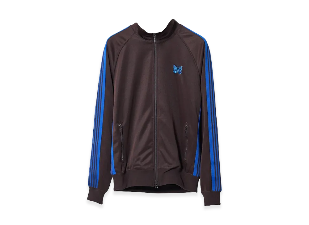 NEEDLES x Freaks Store Custom Track Jacket Poly Smooth "Brown"