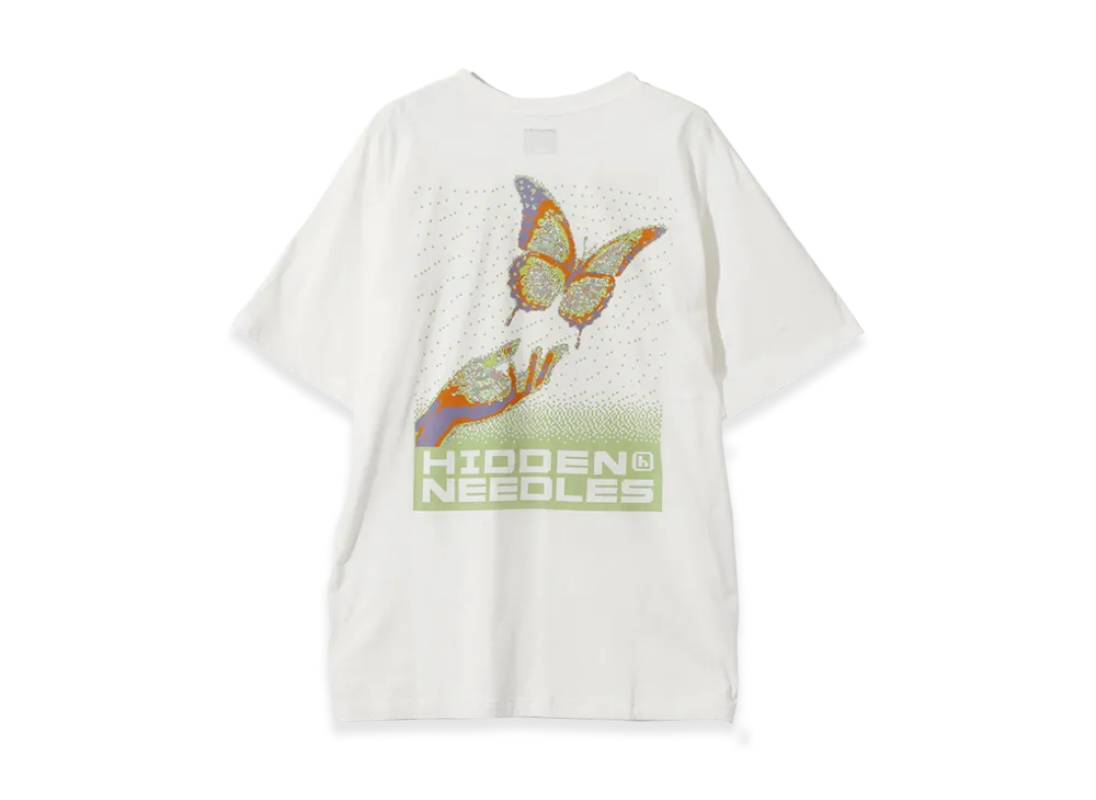 NEEDLES x Hidden S/S Crew Neck T-Shirt "Off White"