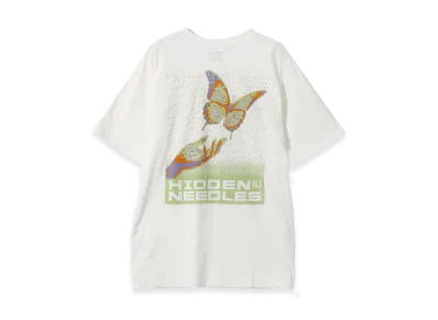 NEEDLES x Hidden S/S Crew Neck T-Shirt "Off White"
