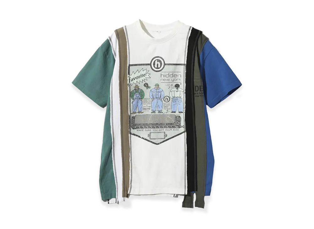 NEEDLES x Hidden 7 Cuts S/S T-Shirt "Black/Green/Off White"