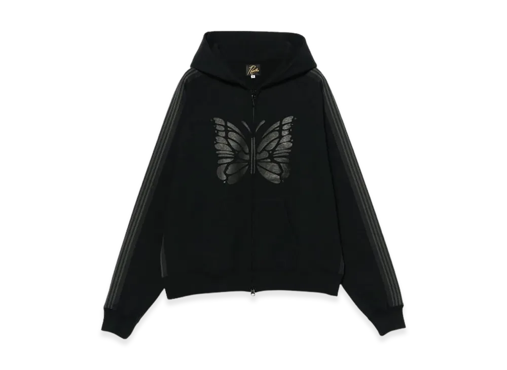 NEEDLES x Beams Sweat Zip Track Hoodie "Black"