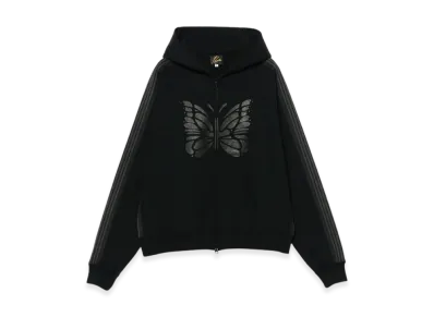 NEEDLES x Beams Sweat Zip Track Hoodie "Black"