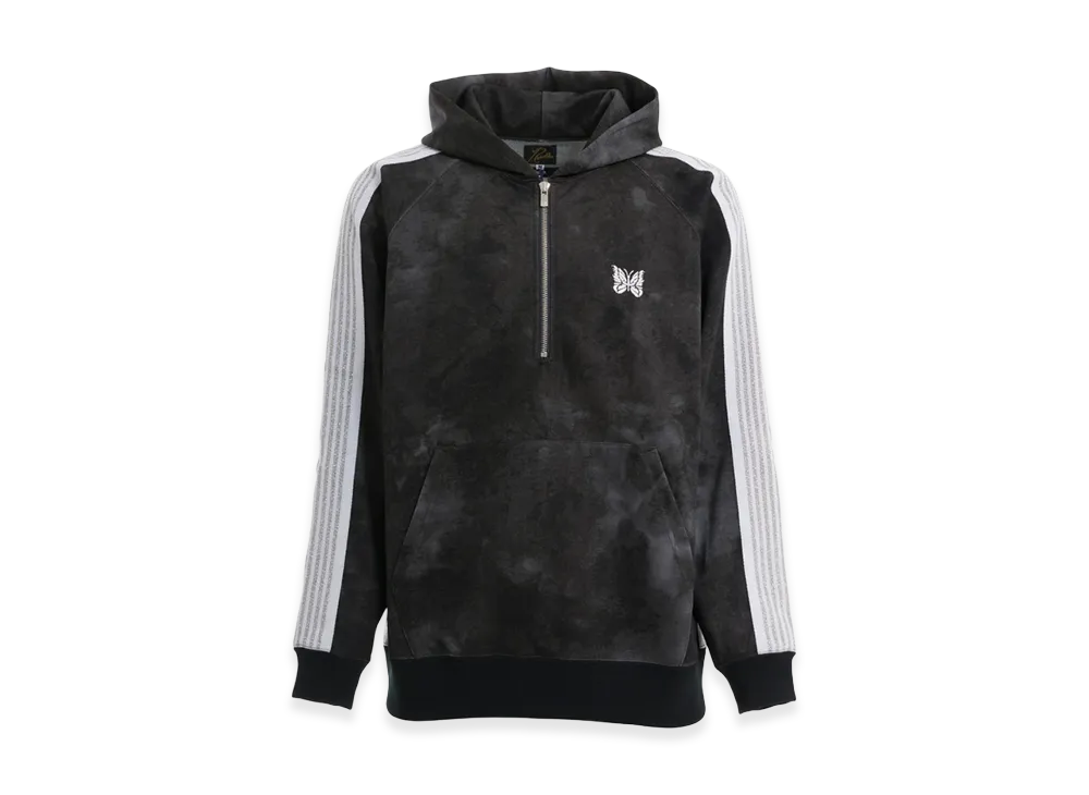 NEEDLES x Exclusive Nubian Half-Zip Track Jacket Poly Tie Dye "Tie Dye Black"