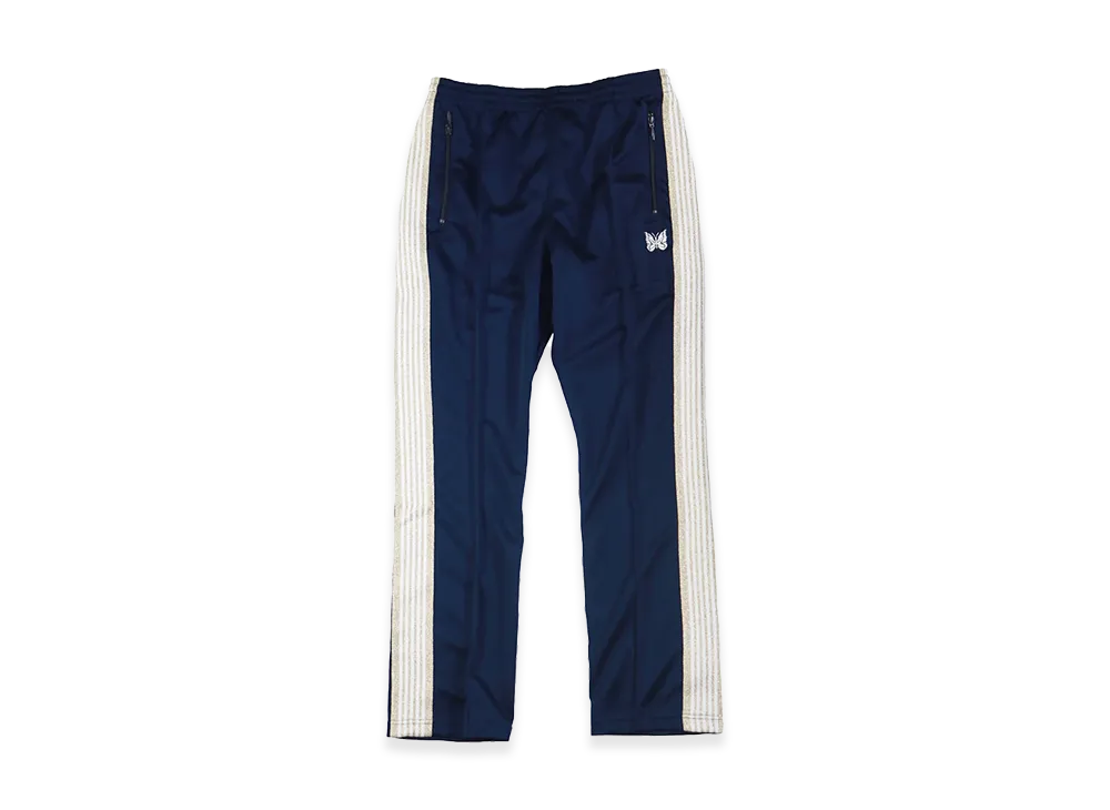 NEEDLES x The Gallery Box Exclusive Narrow Track Pants Poly Smooth Glitter "Glitter GrayLight Blue"
