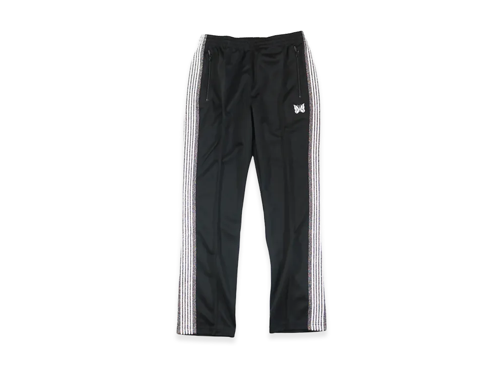 NEEDLES x The Gallery Box Exclusive Narrow Track Pants Poly Smooth Glitter "Glitter BlackMulti"
