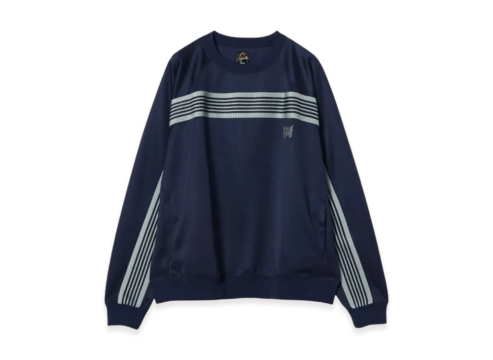 NEEDLES x Beams Track Crew Neck Shirt "Navy"