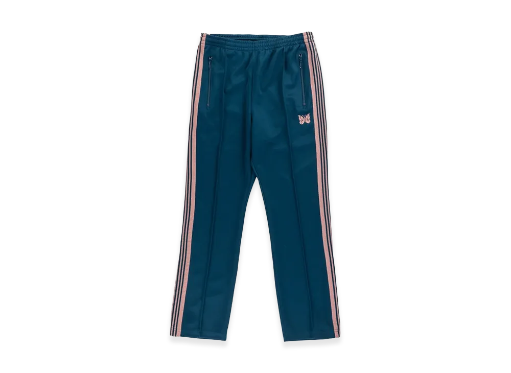 NEEDLES Narrow Track Pants Poly Smooth "Teel Green"