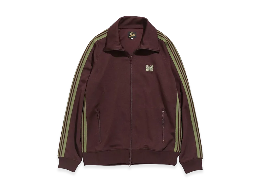 NEEDLES Track Jacket Poly Smooth "Maroon"