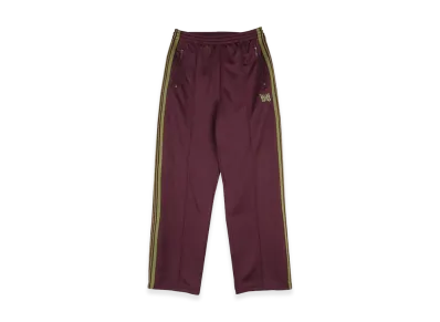 NEEDLES Straight Track Pants Poly Smooth "Maroon"