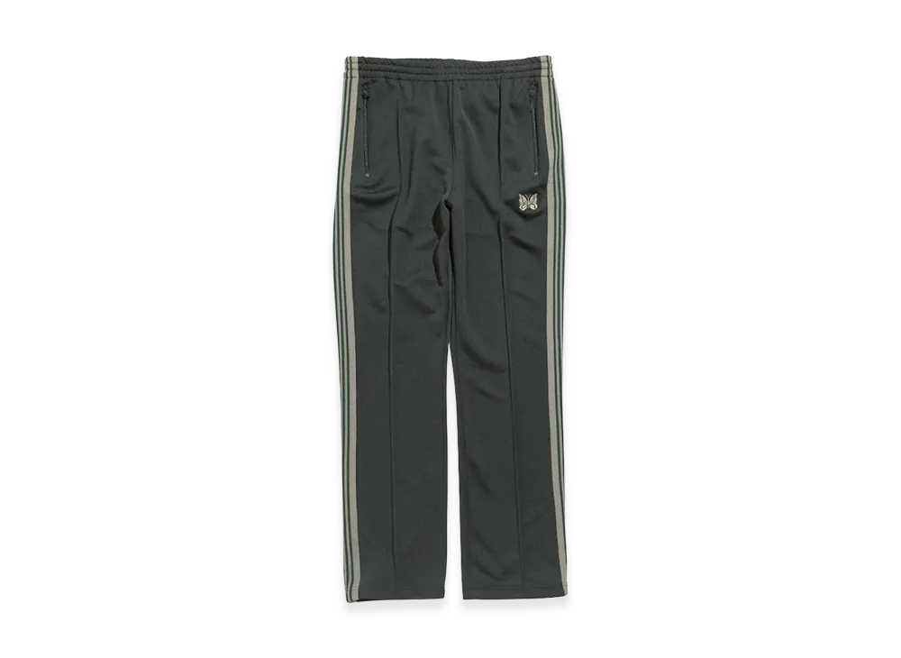 NEEDLES Narrow Track Pants Poly Smooth "DarkGreen"