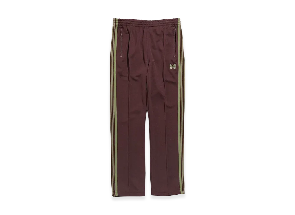 NEEDLES Narrow Track Pants Poly Smooth "Maroon"