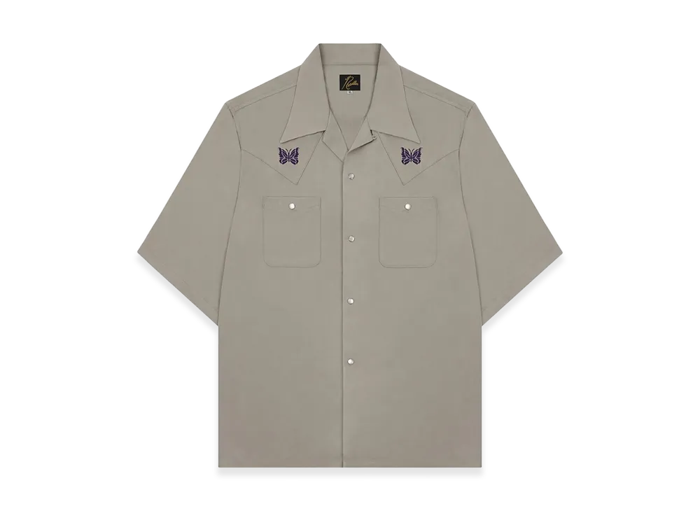 NEEDLES S/S Cowboy One-Up Shirt "Beige"