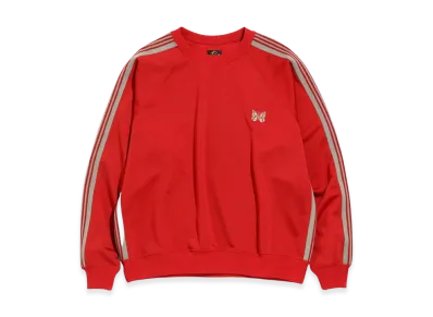 NEEDLES Track Crewneck Poly Smooth "Red"