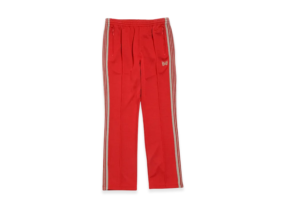 ニードルズ ナロートラックパンツ ポリスムース "レッド"