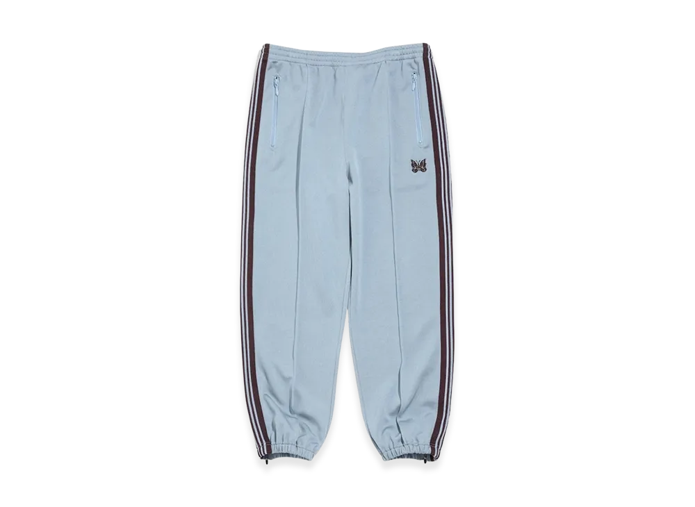 NEEDLES Zipped Track Pants Poly Smooth "Sax Blue"